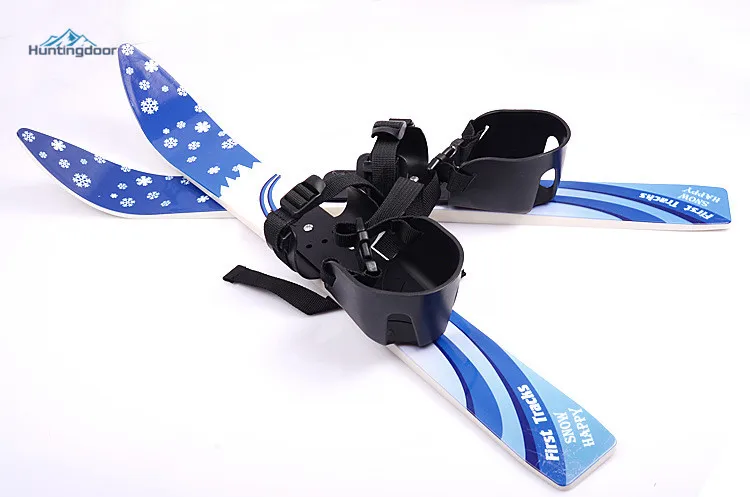 Tabla de esquí para niños, bastones de esquí vinculantes para Snowboard, regalos para esquiar, tabla de esquí para deportes de invierno de 5 a 10 años - imagen 4