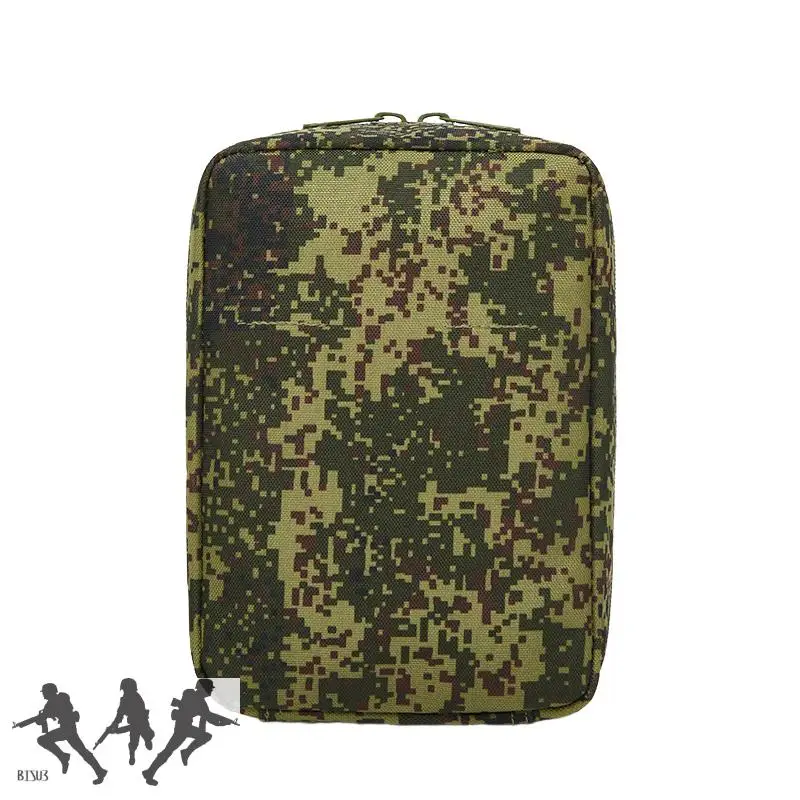 Bolsa táctica de camuflaje MOLLE para acampar al aire libre, bolsa de almacenamiento de emergencia de supervivencia, pequeño hombre verde ruso, EMR