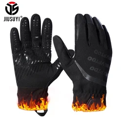 Guantes Térmicos de invierno para pantalla táctil, guantes de lana para deportes al aire libre, esquí, ciclismo, senderismo, Camping, caza, tiro, trabajo en moto de nieve, antideslizantes