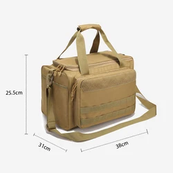 Bolsa táctica para pistola de nailon impermeable con bandolera