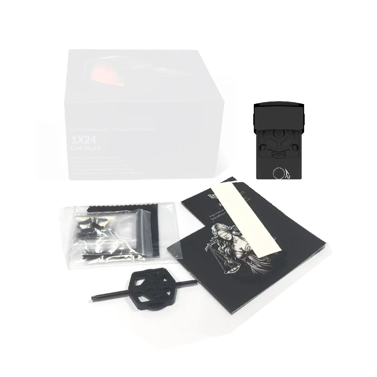 Cubierta de lente de telescopio de 30 mm - 69 mm abatible hacia arriba rápidamente