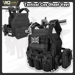 AQzxdc Chaleco Táctico JPC Transpirable MOLLE para Cosplay Aire Libre