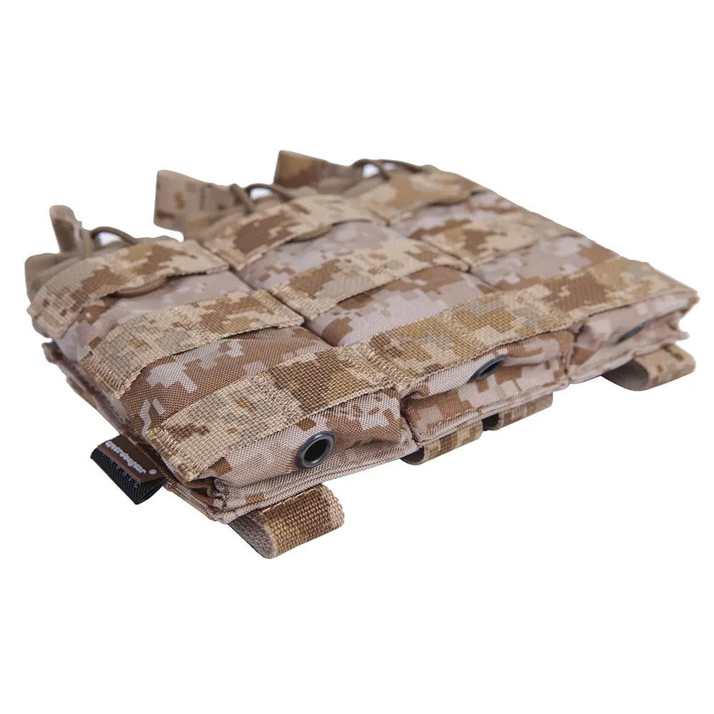 Emersongear Triple Open Top Mag bolsa táctica Modular revista Molle bolsa para caza juego de guerra entrenamiento EM6355 - imagen 5