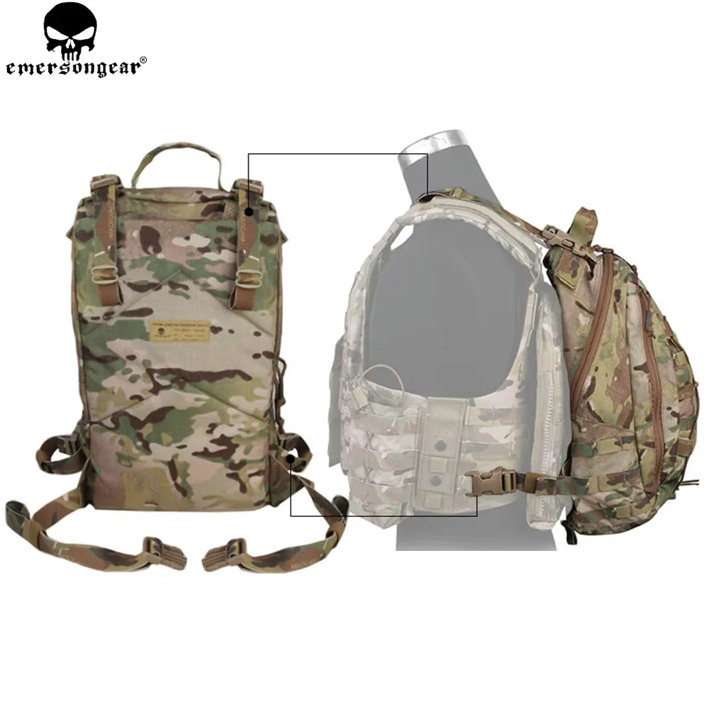EMERSONGEAR-mochila táctica de asalto, paquete de operador extraíble, bolsa Modular de viaje, multicamuflaje, EM5818 - imagen 3