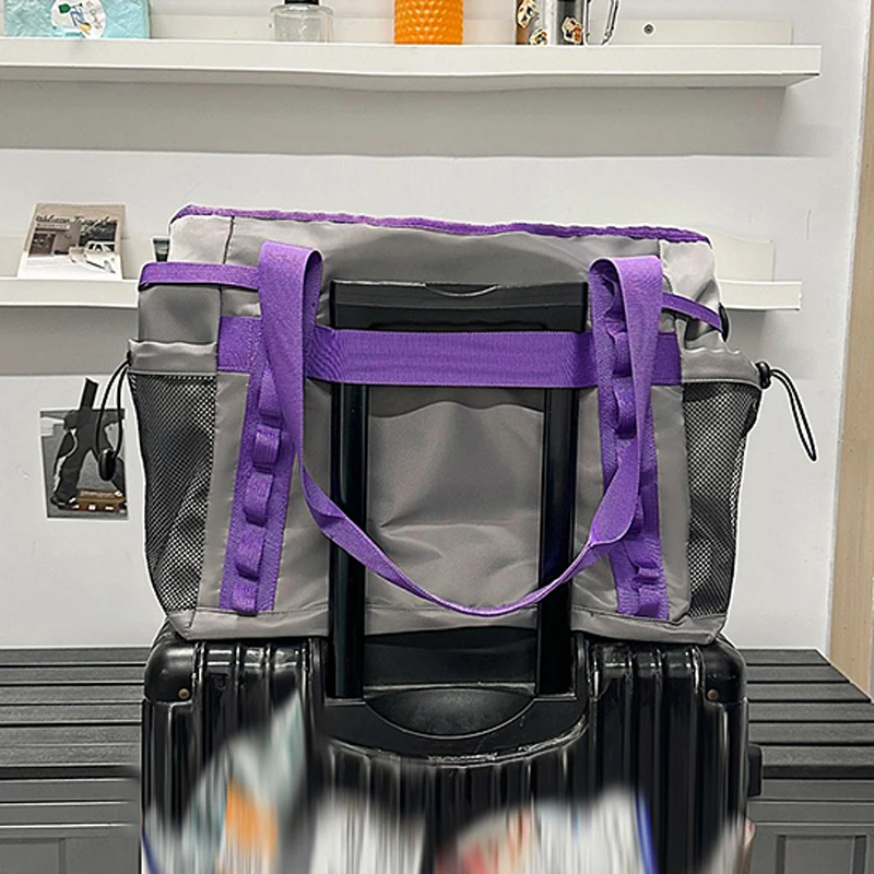 Bolsa deportiva para Fitness, gran capacidad, para Yoga, natación, comando, bolso de compras, equipaje multifuncional, bolso de viaje de corta distancia - imagen 5