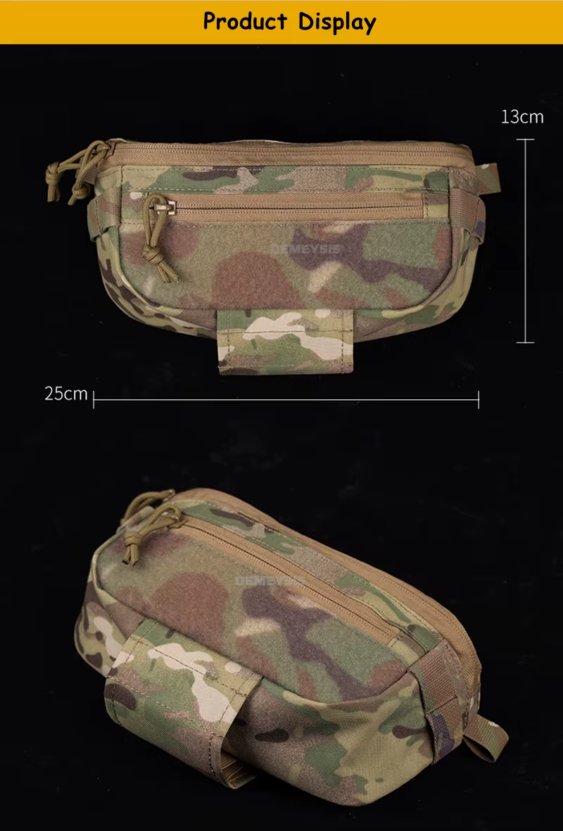 Bolsa acoplada a chaleco táctico