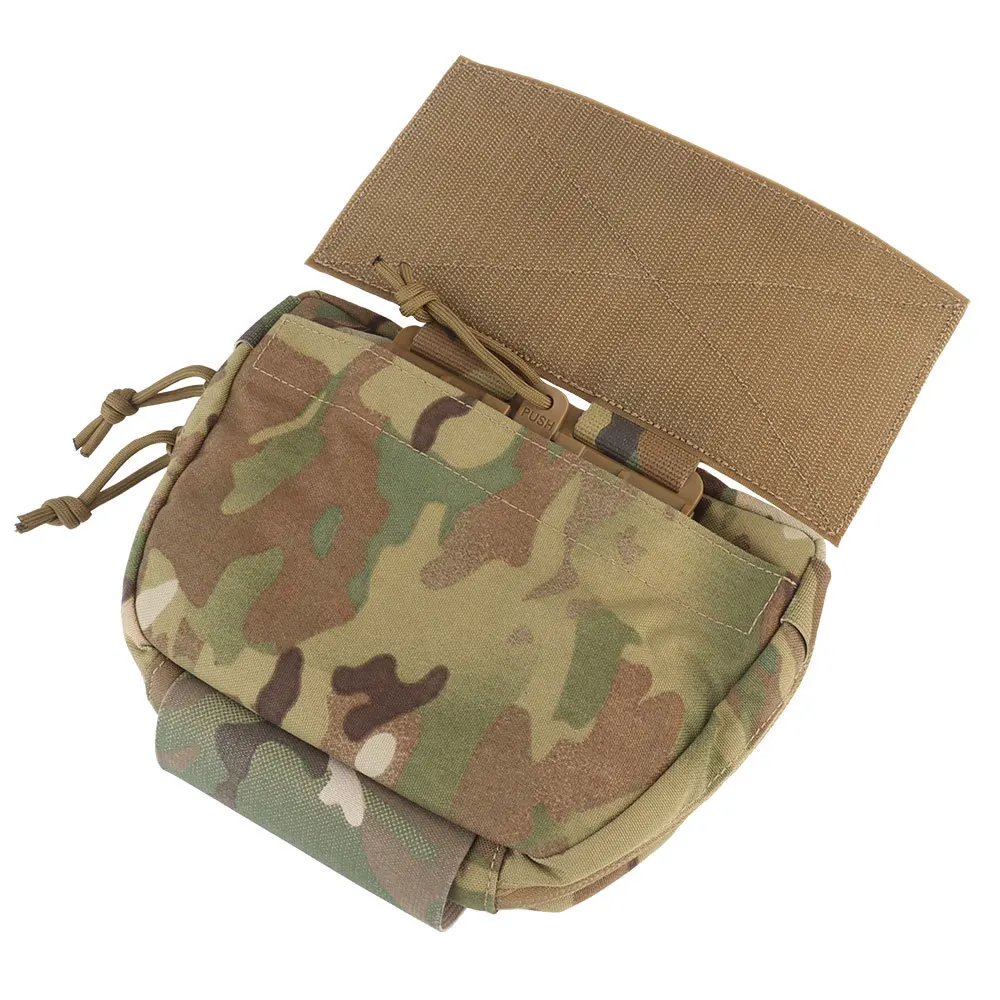 Chaleco táctico Sub bolsa Abdominal hombro y bolsa colgante gancho bucle Airsoft caza acceso rápido vientre herramientas bolsillo de almacenamiento - imagen 4