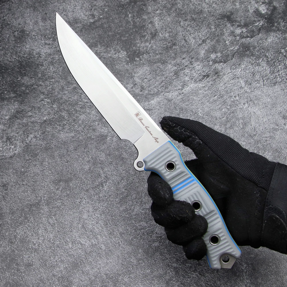 BUSSE cuchillo táctico de hoja fija Full Tang G10 tricolor - imagen 5