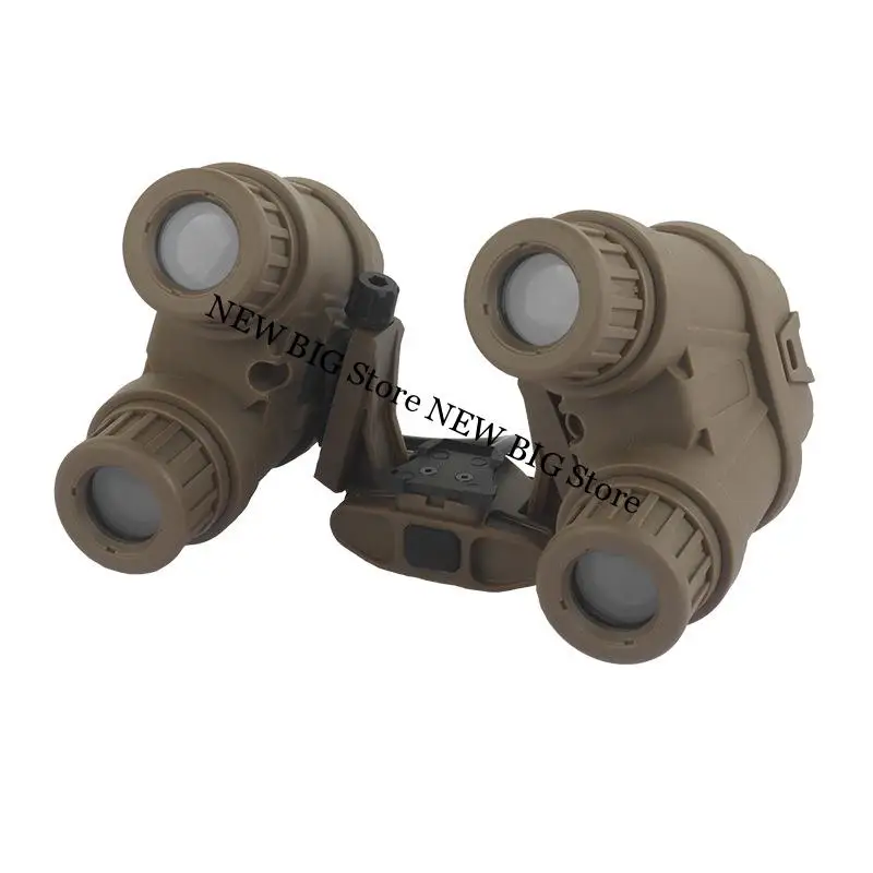 Tactical Airsoft iluminado Visible NVG giro lateral GPNVG18 gafas de visión nocturna modelo simulado + soporte de montaje para casco L4G24 NVG - imagen 3