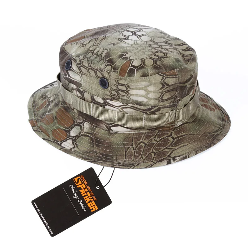 Boonie-Sombrero táctico militar para hombre, gorras de cubo para caza, pesca, Camuflaje al aire libre, sombreros para el sol, Panamá, Verano - imagen 4