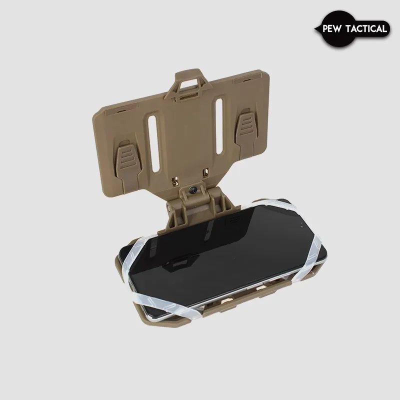 Pew-teléfono móvil táctico S & S NavBoard FlipLite para chaleco táctico, tabla de navegación para teléfono móvil doblada Molle en el pecho - imagen 2