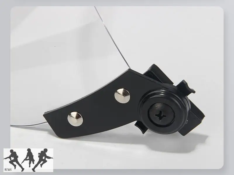 Casco táctico de Paintball Fast MICH AF, parabrisas, lente antidisturbios, riel guía, máscara conectada, lente protectora facial CS - imagen 4