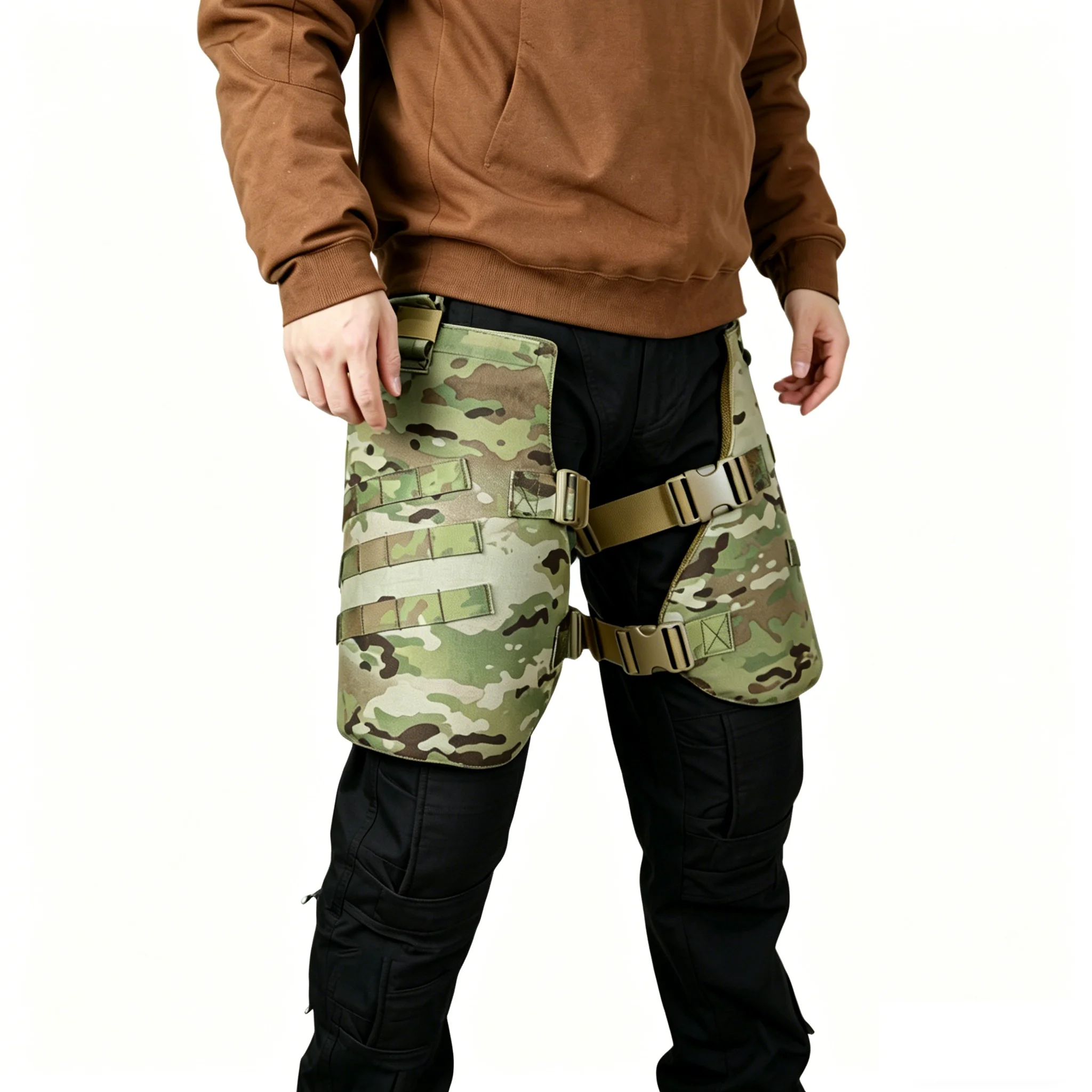 Real protector de piernas balístico NIJ IIIA liberación rápida - imagen 5