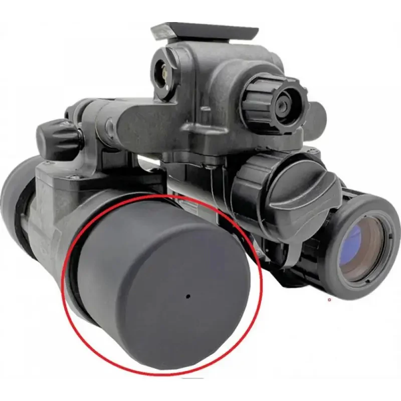 Tático NVG elástico suave ocular cubierta antipolvo lente objetivo tapa protectora para PVS14 MUM NVG /AN/PVS31 GPNVG18 piezas de gafas - imagen 2