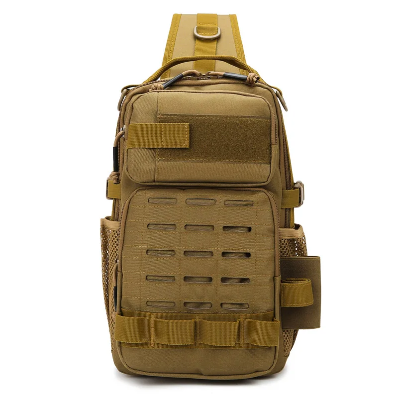 Bolsa táctica Molle para pesca, senderismo, caza, bolsa deportiva de nailon impermeable, eslinga para el pecho, mochila táctica de un solo hombro - imagen 5