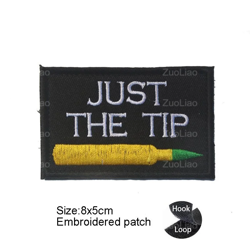 Pegatinas de tela bordadas 3D divertidas con palabras en inglés únicas, parches para mochila al aire libre, ropa, 100% - imagen 4