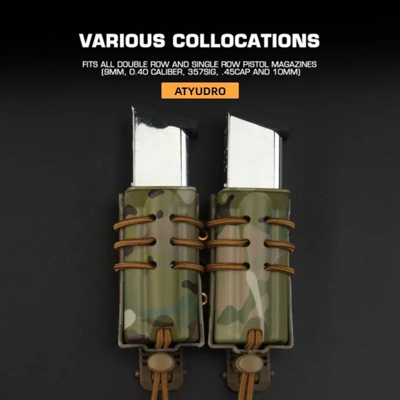 Revista táctica 9mm doble bolsa de caza Urban Mag CS tiro al aire libre juego de guerra accesorios Airsoft equipo de Paintball - imagen 3