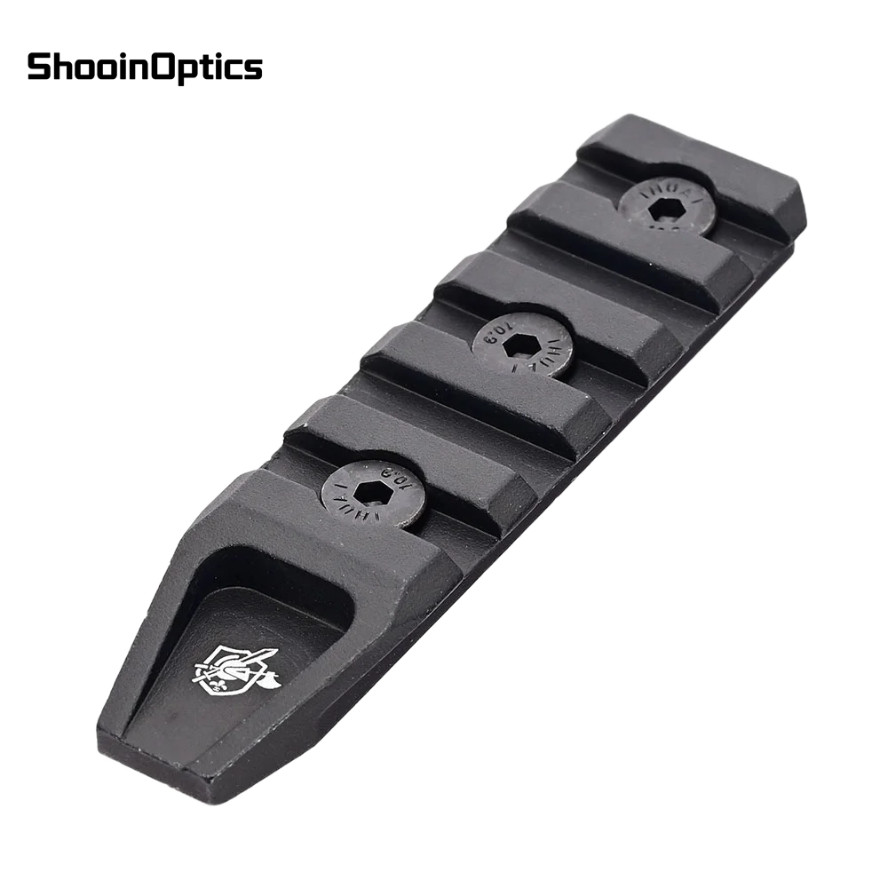 Base KeyMod de aluminio con riel Picatinny para linterna láser - imagen 5