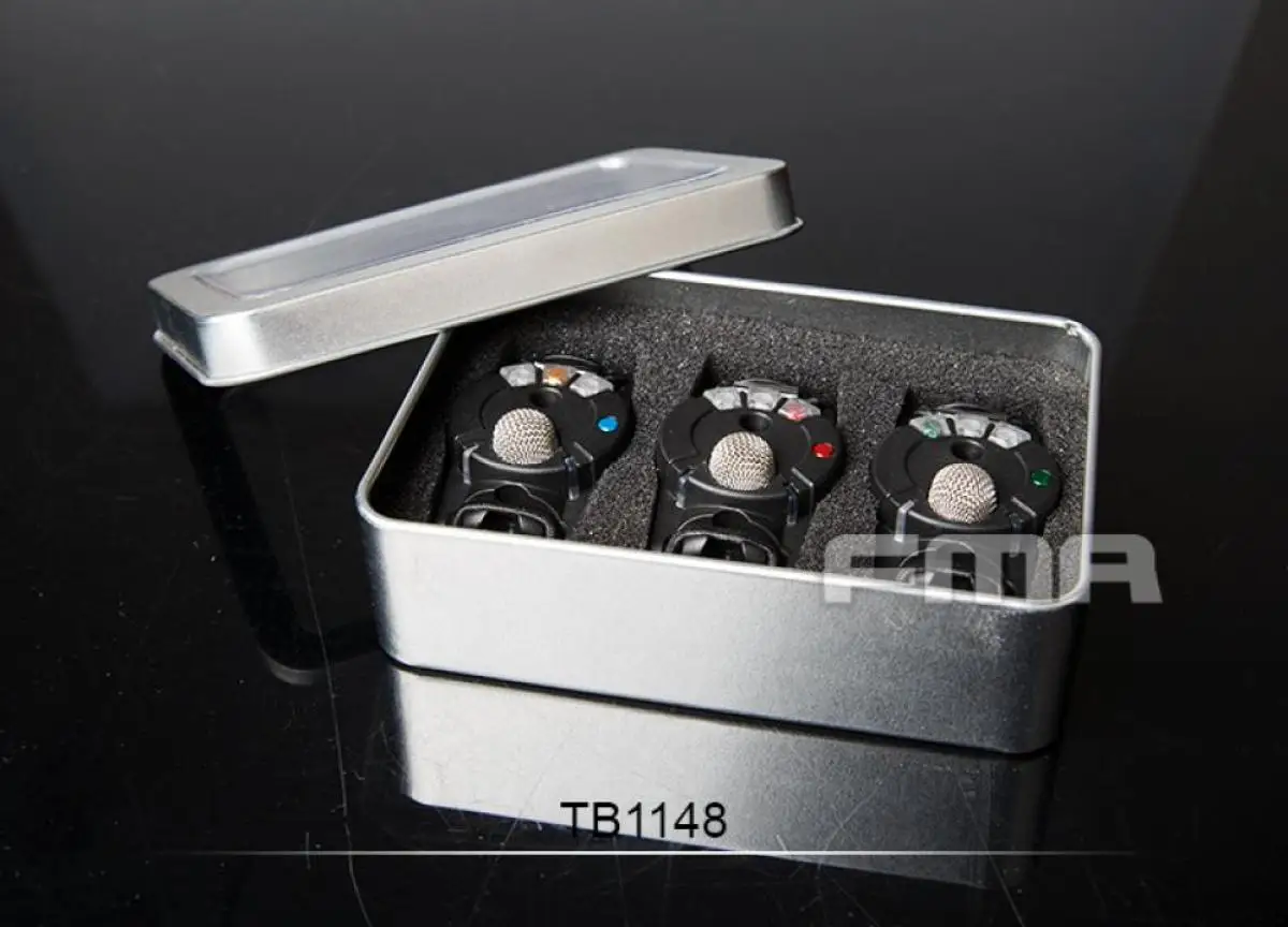 FMA-Nuevo Modelo de grabadora de detección controlada por voz, versión no funcional para Airsoft Paintball, juego, casco, chaleco, decoración, TB1148 - imagen 4