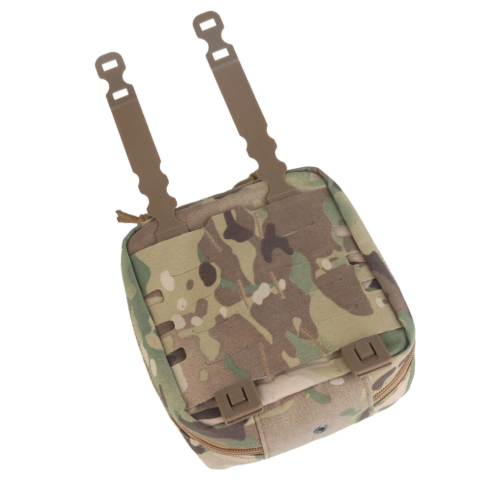Bolsa médica mediana, botiquín de primeros auxilios for caza Airsoft con cuerda elástica, bolsa IFAK de despliegue rápido táctico for deportes al aire libre - imagen 4