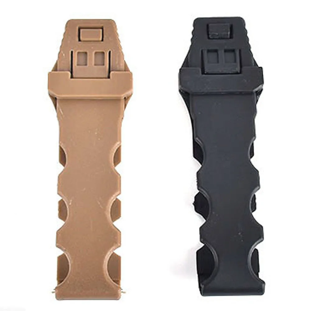 Clips para cinturón de doble bolsa de revista de 9mm, 2 uds., bolsas Molle de caza, Clips de cintura de 20,5 cm para mochila, cinturón táctico - imagen 2