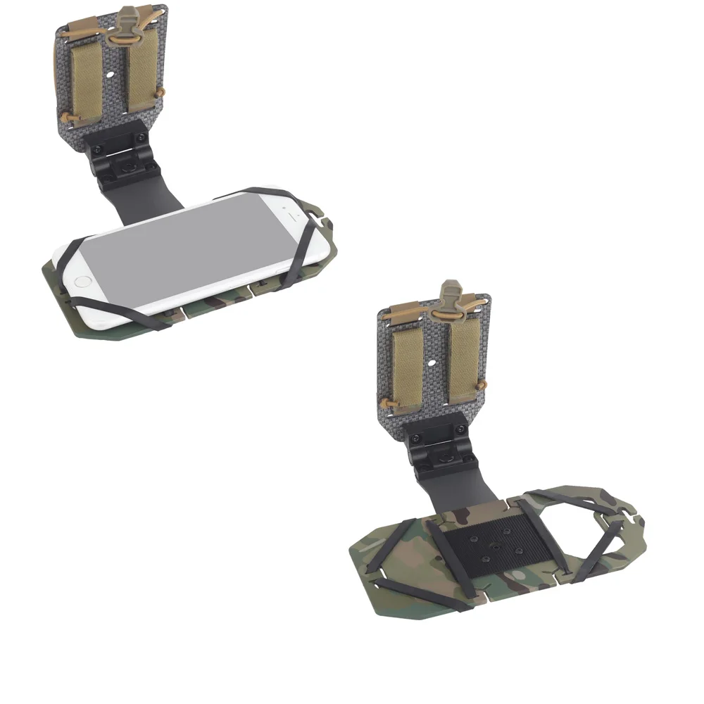 90 °   Soporte giratorio para teléfono móvil, chaleco de caza, equipo de panel grande MOLLE - imagen 2