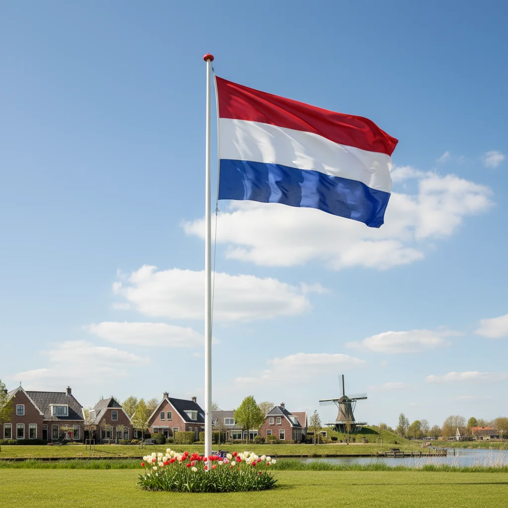 Bandera de Países Bajos, 90x150CM, pancarta nacional holandesa colgante de poliéster, decoración interior y exterior, nueva bandera de Holanda
