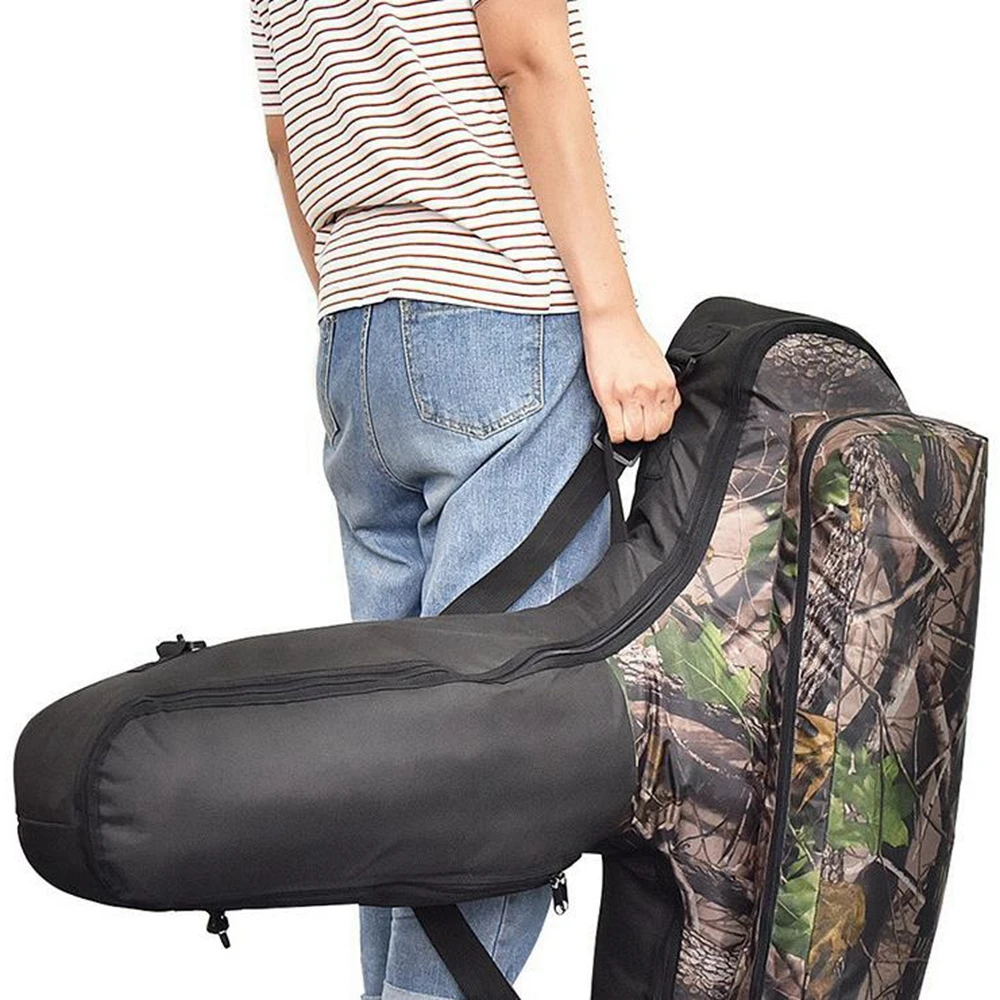 Bolsa de ballesta táctica de camuflaje para tiro con arco, funda suave con correas de mochila para caza al aire libre, tiro con Paintball - imagen 5