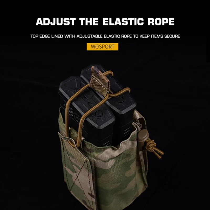 Molle SPUD bolsa táctica multifuncional para walkie-talkie y Radio Mag Carrier, accesorios de caza Airsoft - imagen 4