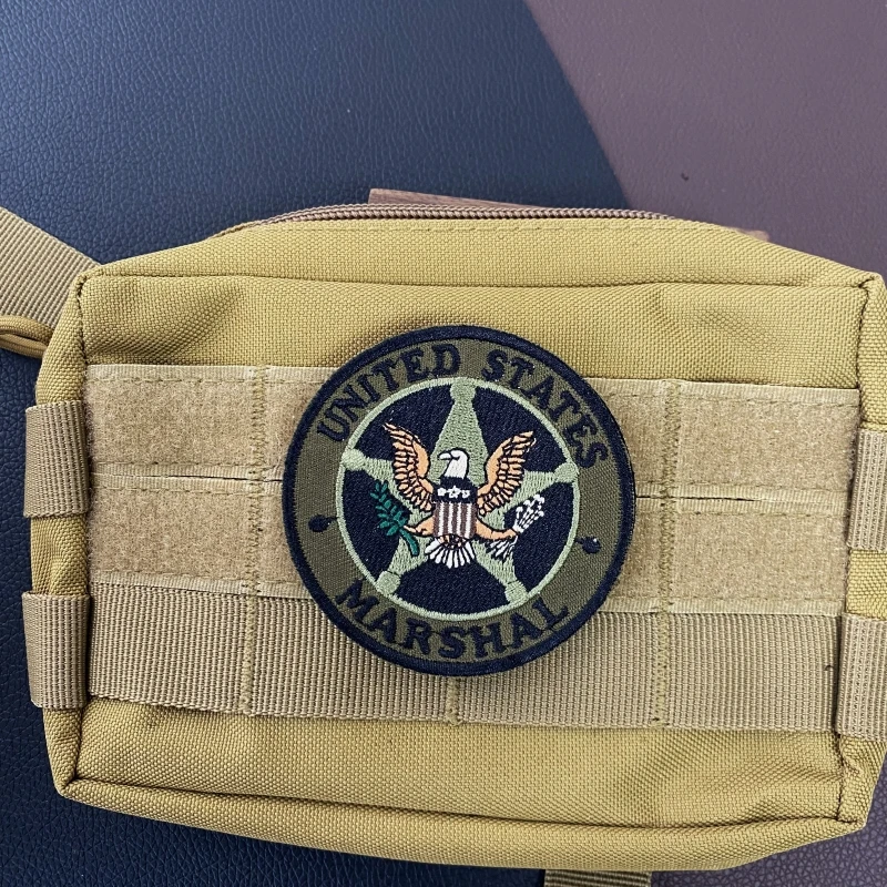 SHERIFF Klett insignia de moral baja Visible, parches bordados, pegatina de mochila táctica de seguridad de EE. UU., parche de modelado COS de gancho y bucle - imagen 5