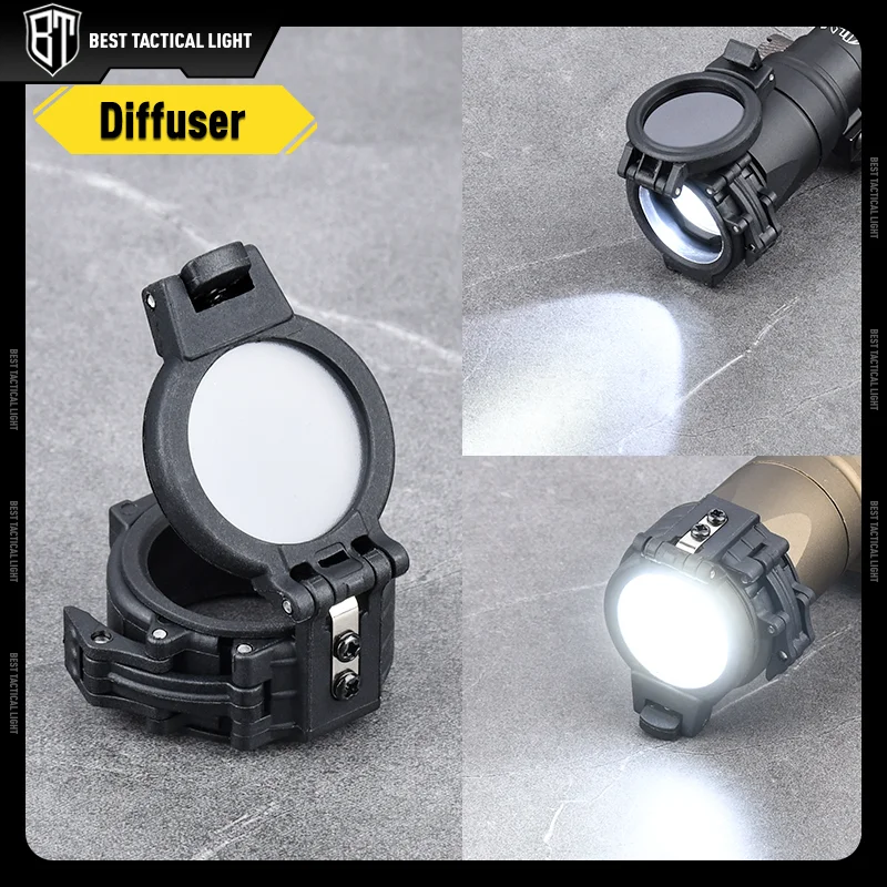 WADSN SF Surefir M300A linterna táctica luz blanca con difusor IR cubierta de lámpara de luz arma de caza Airsoft Scout Light - imagen 5