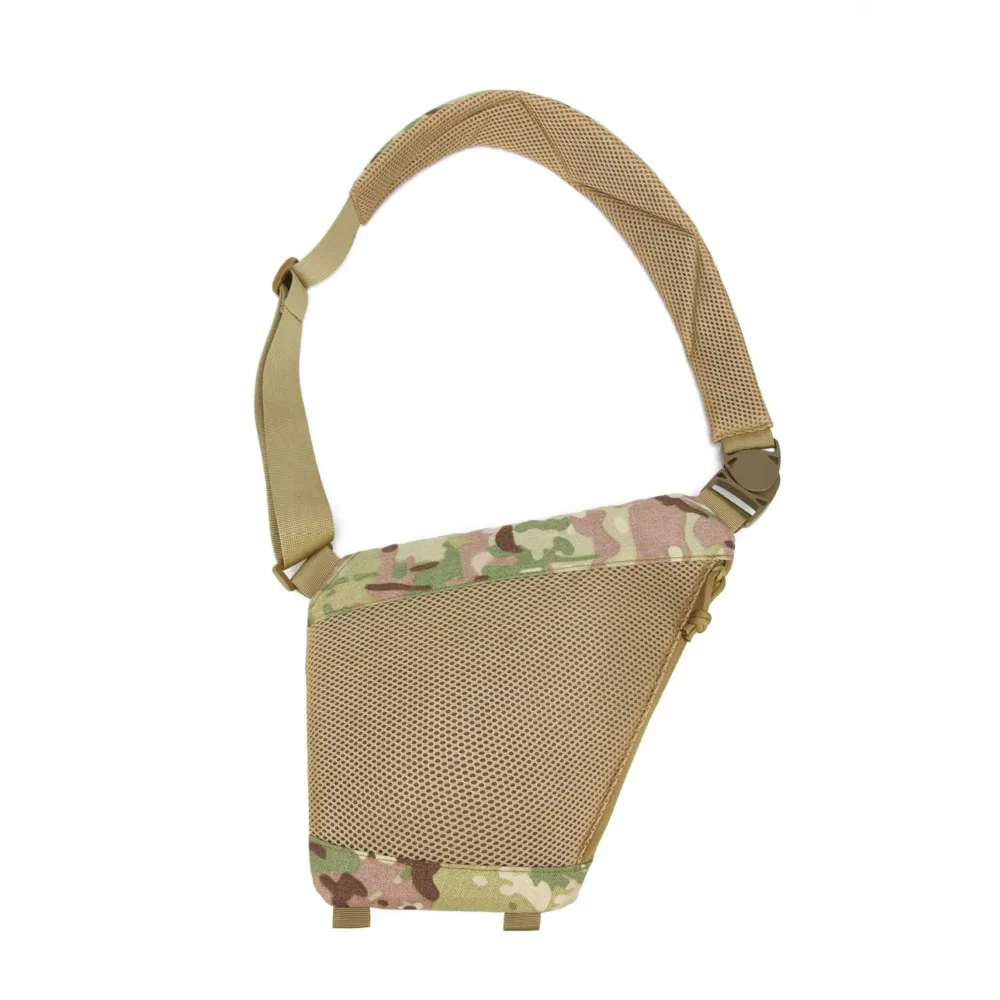 Bolso de hombro táctico Molle, bandolera con Panel cortado con láser, hebilla de liberación rápida, almohadilla suave, accesorios de caza al aire libre - imagen 4