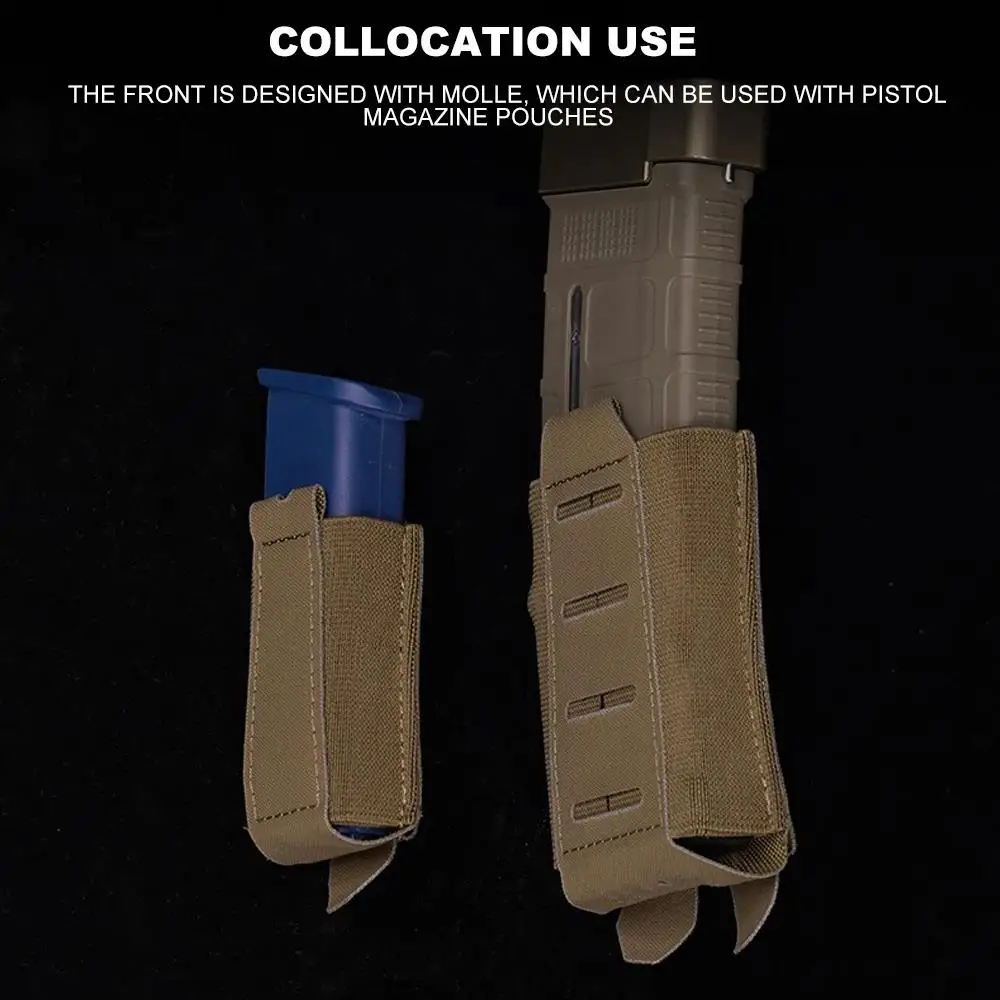 Bolsa táctica para revistas ARC V2 9mm/5,56/7,62 caza tiro Airsoft Mag bolsa con soporte cinturones MOLLE chaleco de combate paquete de accesorios - imagen 5