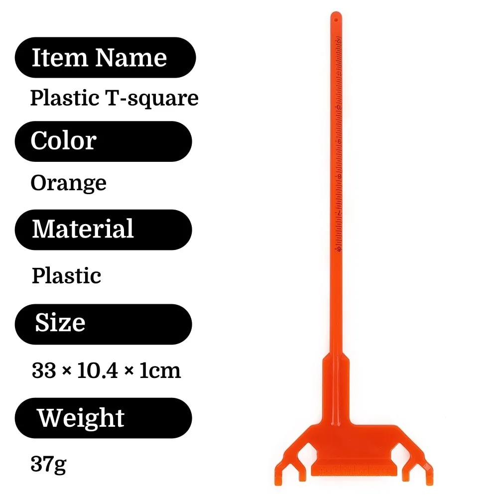 Herramienta de medida de arco recurvo, regla en T para tiro con arco, soporte de altura, distancia, plástico duradero para tiro al objetivo, accesorios de caza, 1 ud. - imagen 2