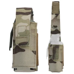 Bolsa táctica impactante para equipo Flashbang, bolsa para granada de humo, chaleco de caza multiusos, bolsa MOLLE Mag, soporte para torniquete EDC