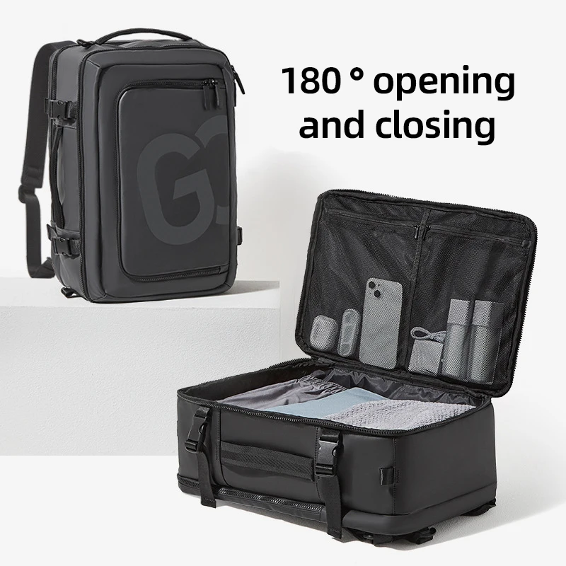 Mochila de viaje grande para hombres y mujeres, bolso cruzado para gimnasio, seco y húmedo al aire libre, bolsa de almacenamiento de equipaje para viajes de negocios, bolsas para ordenador portátil para estudiantes - imagen 2