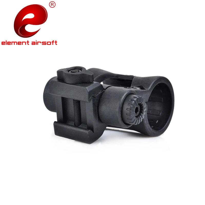 Element Airsoft-Soporte de luz táctica para Rifle, montaje para linterna de caza, con ajuste de 25,4mm de diámetro, 360 ° - imagen 4