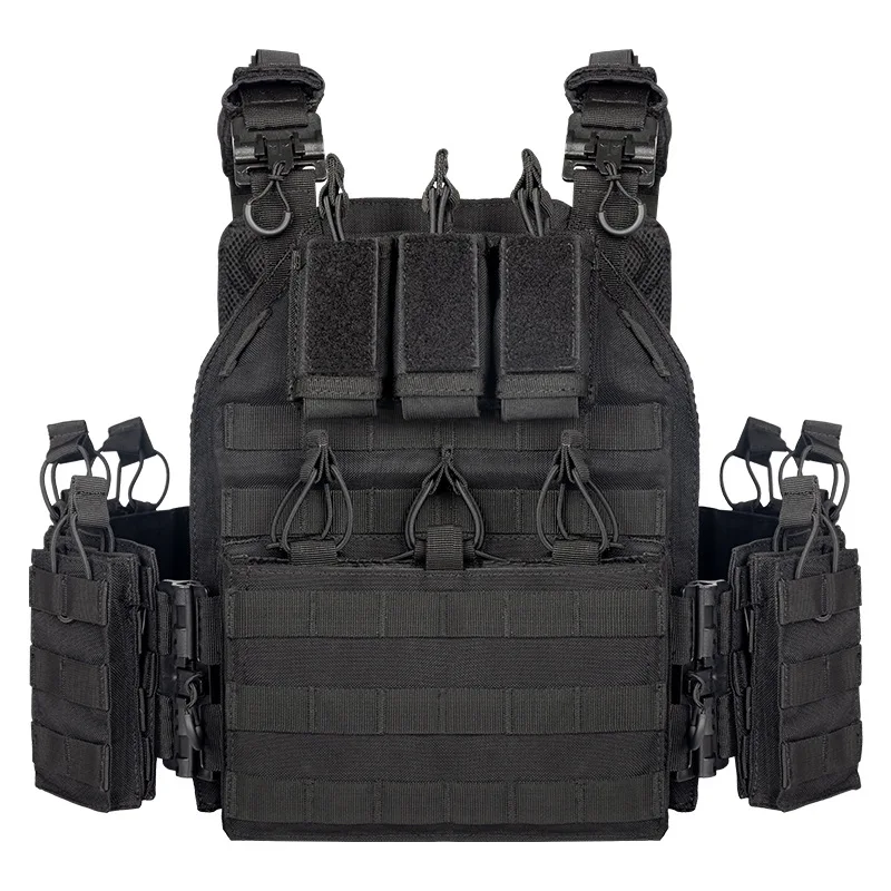 YAKEDA Chaleco de entrenamiento de desmontaje rápido, chaleco de entrenamiento, equipo para exteriores, equipo de entrenamiento CS