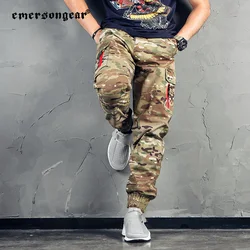 Emerson Gear pantalones tácticos cargo camuflaje con banda tobillo