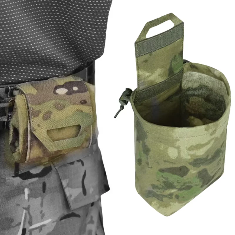 Bolsa de basura Molle, Mini bolsa de reciclaje plegable, herramienta de cintura molle, bolsa para artículos diversos, bolsa de utilidad para revista, cinturón Molle, chaleco, mochila - imagen 3