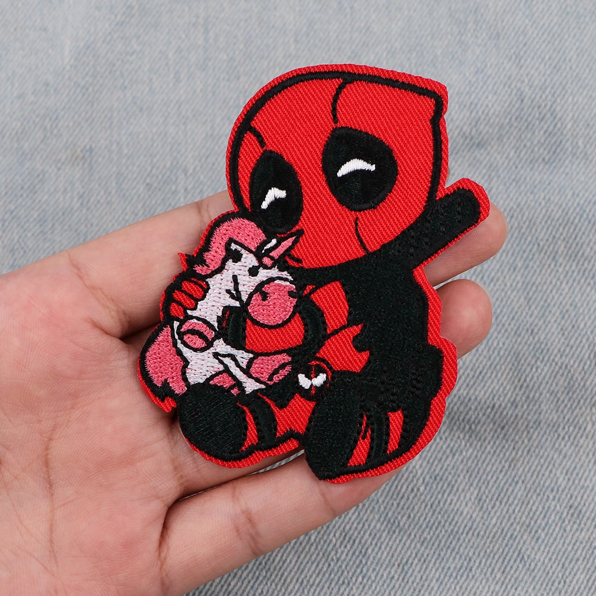 Parche bordado de hombre fresco, parches para planchar de película para ropa, parches termoadhesivos para ropa, insignias para coser DIY