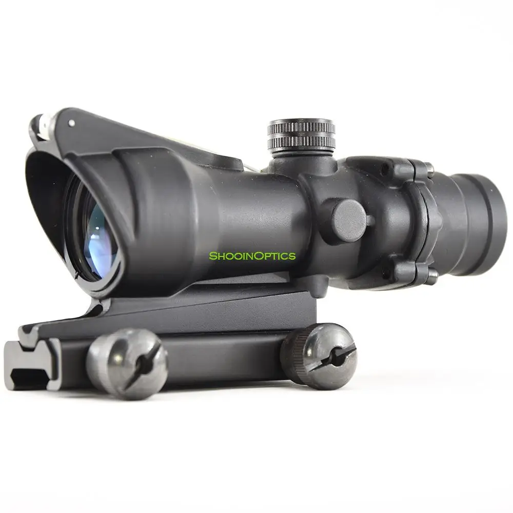 Mira telescópica de fibra óptica, accesorio táctico de 21mm, 4x32, para caza, Airsoft, M6884 - imagen 2