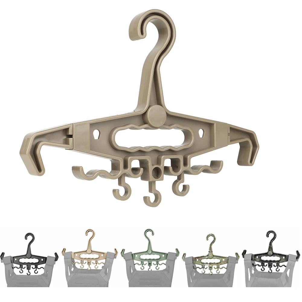 Colgador de gancho extraíble ABS de alta resistencia para colgar chaleco táctico portador de placa de engranaje colgador táctico antideslizante - imagen 2