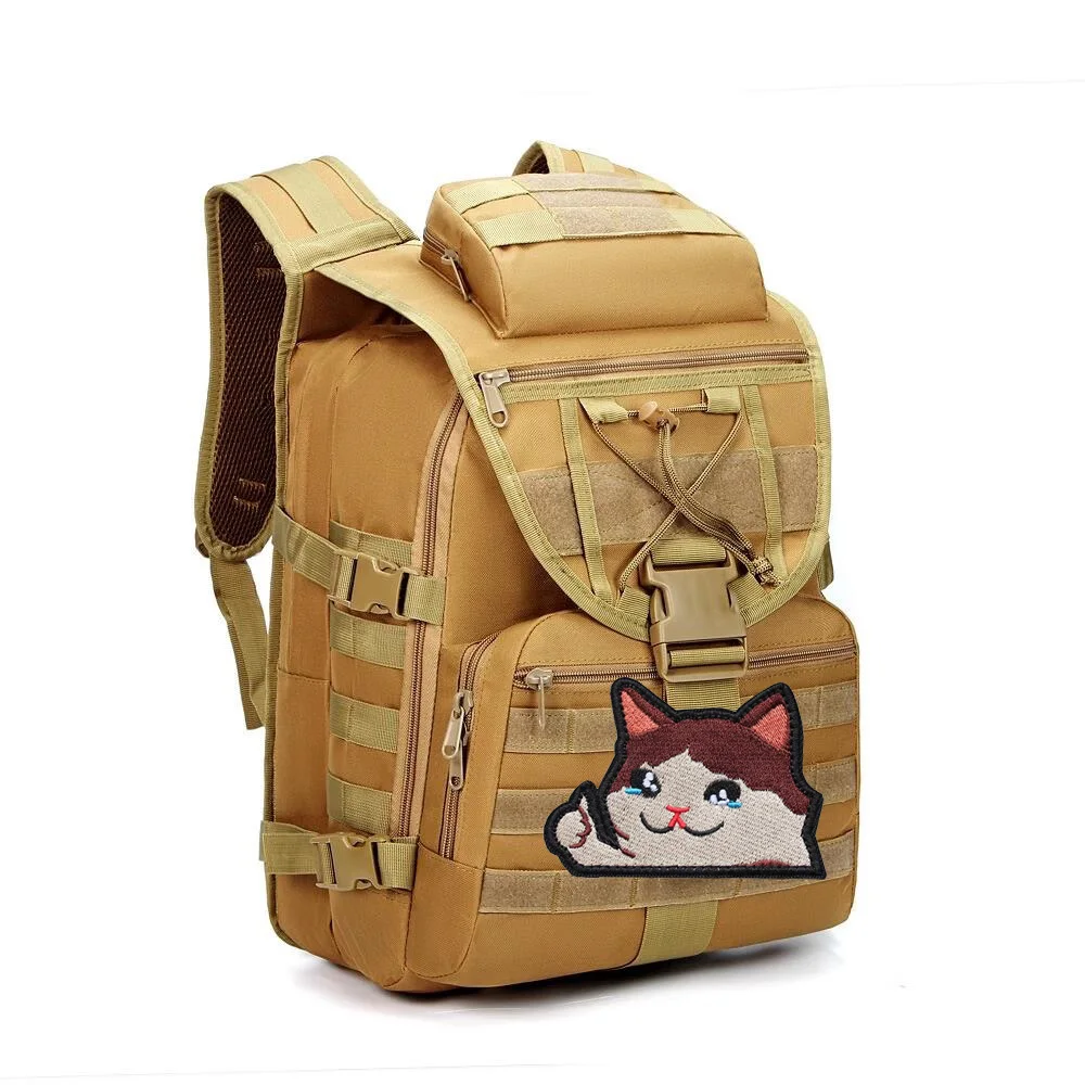 Insignia creativa con pulgares hacia arriba, parche de ropa con lazo de gancho bordado en 3D, Linda moda de dibujos animados, animando la moral del gato - imagen 3