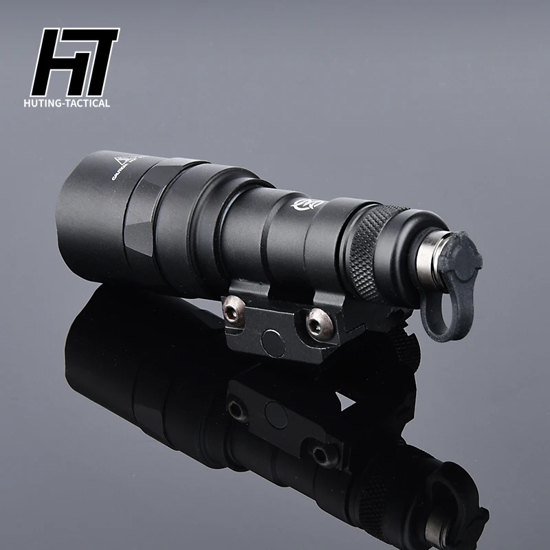 Linterna táctica M300C S Fire M300, luz de explorador de 510lm, compatible con riel Picatinny de 20mm, iluminación de campo al aire libre, Rifle de caza Airsoft - imagen 2