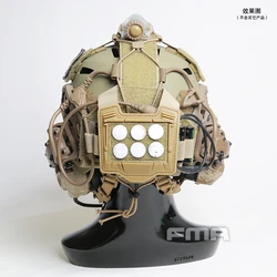 Bolsa táctica contrapeso NVG para casco con cable IR