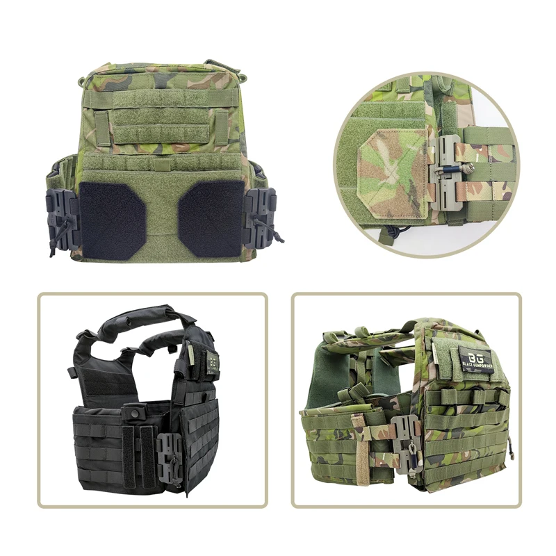 Potente chaleco táctico con hebilla magnética, Molle universal, hebilla de liberación rápida, juego de hebilla de extracción, apto para la mayoría de los chalecos tácticos - imagen 3