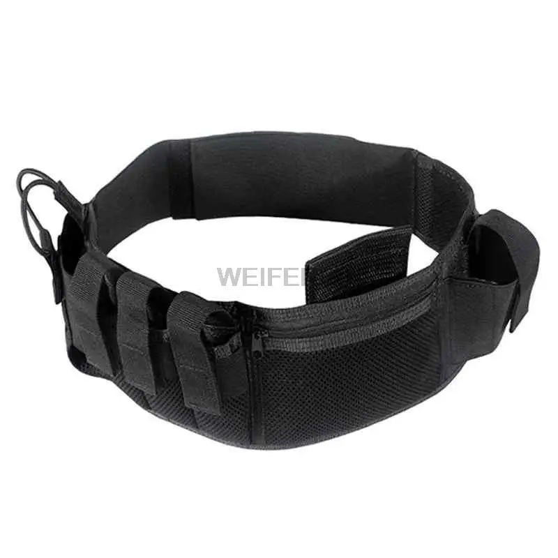 Cinturón de seguridad táctico multifuncional con bolsa para revistas, accesorios para teléfono, bolsa para entrenamiento militar, pretina para policías - imagen 4