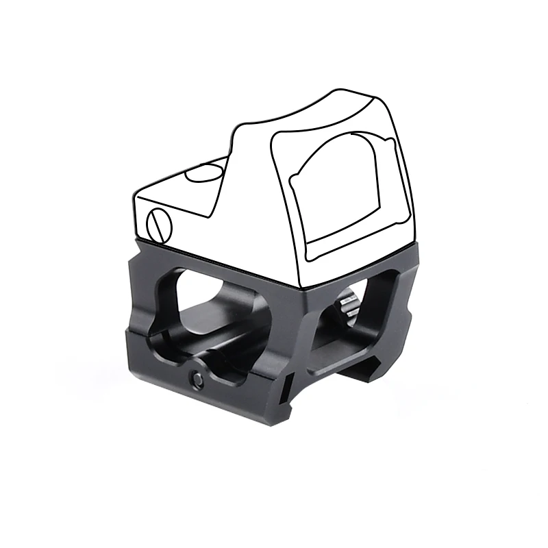 Montura de Mira táctica RMR LEAP 04 Metal Red Dot Sight Base Fit Picatinny Rail Airsoft Rifle de caza AR15 Weapon Riser Accessories - imagen 3