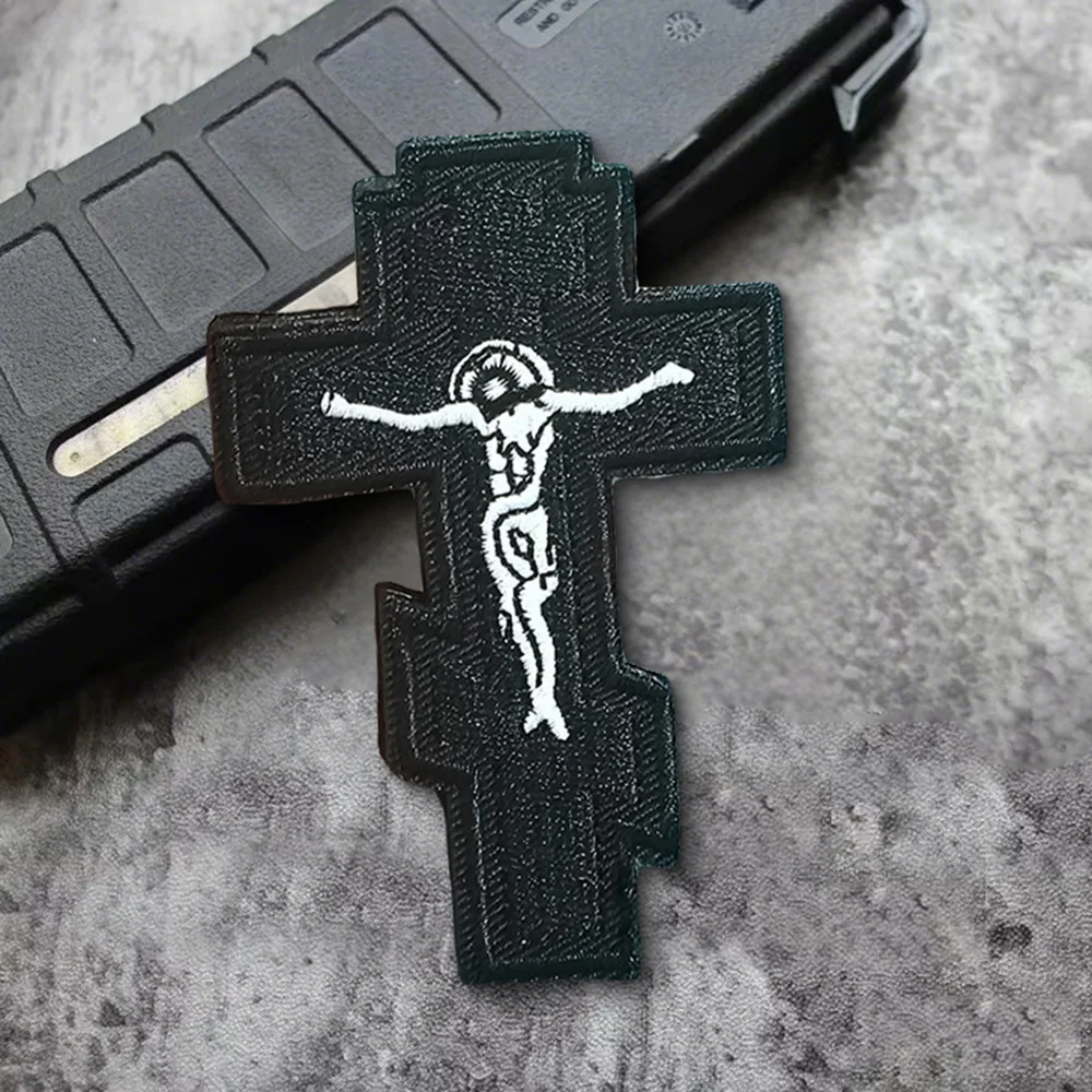 Parche táctico de moral bordado con ojos de Pantera Negra, parche divertido de gancho y bucle, insignia militar, brazalete, pegatinas para mochila - imagen 5